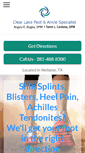 Mobile Screenshot of clearlakefoot.com